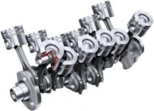 Deutz BF4M1013EC motoralkatrészek – főtengely és dugattyúk