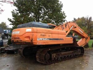 Doosan dx340lc kotrógép bontott alkatrészek
