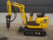 Komatsu PC09 minikotró alkatrészek – képek és műszaki adatok