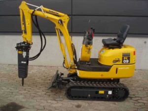 Komatsu pc09 minikotró alkatrészek – képek és műszaki adatok