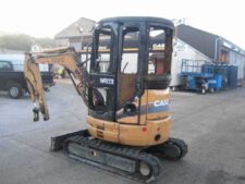 Használt Case CX22 mini kotrógép – elérhető alkatrészek