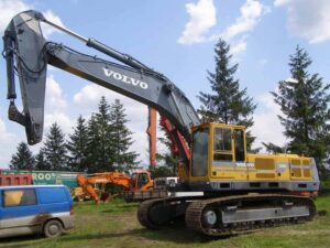 Volvo ec 240 használt kotrógép