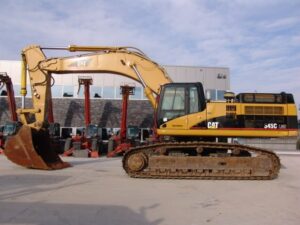 Alkatrészek caterpillar 345c kotrógéphez – motor, forgókorona
