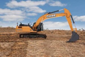 Alkatrészek case cx350 kotrógéphez, bontott állapotban