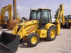 Komatsu wb14 buldózer-rakodó alkatrészek bontásból