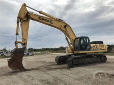 Alkatrészek Kobelco SK485 kotrógépből: motor, lánctalp, hidraulikus szivattyú