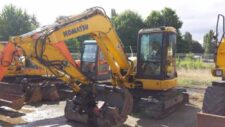 Alkatrészek bontott Komatsu PC80MR-3 kotrógépből