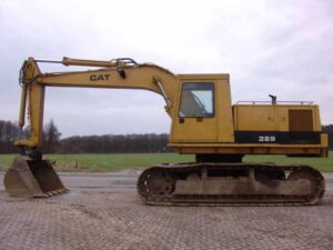 Lánctalpas kotrógép cat 229