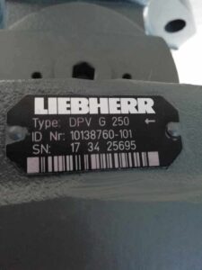 Liebherr dpv g 250 hidraulikus szivattyú