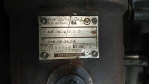 Hydromatik gmbh a2f80w2z2 hidraulikus szivattyú