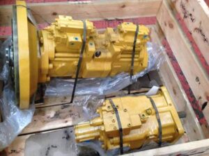 Caterpillar 330d kotrógép hidraulikus szivattyú – új, fa dobozban