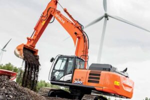 Hitachi zaxis 300 kotrógép hidraulikus kar
