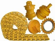 Alkatrészek lánctalphoz és vezető görgőkhöz Caterpillar kotrógépekhez