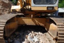Teljes futómű rendszer Liebherr R 921 kotrógéphez