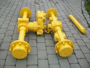 Első-hátsó tengely hanomag 10 f homlokrakodóhoz