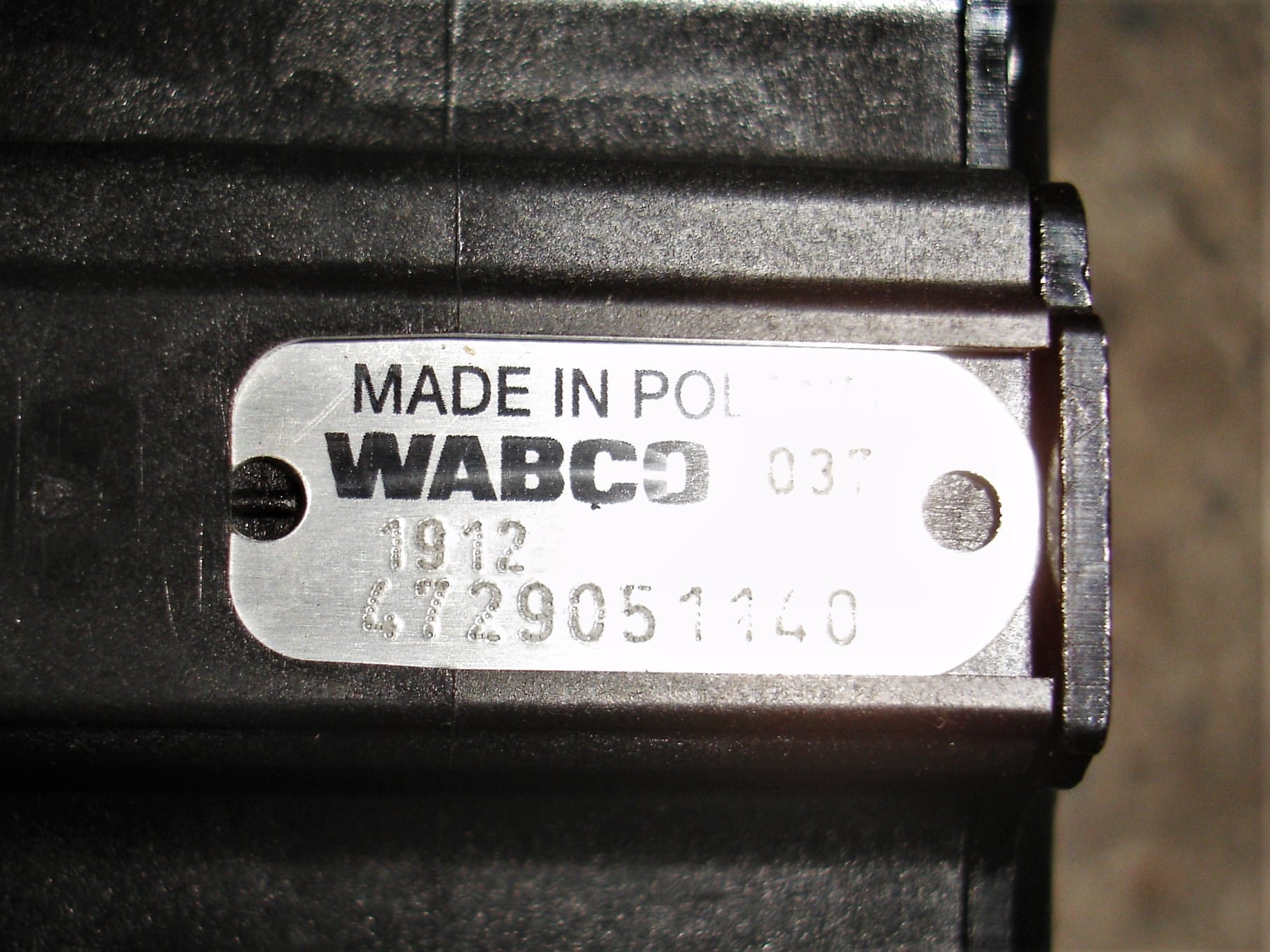 DAF XF 105 IVECO WABCO 4729000600 Solenoid szelep