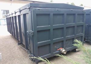 Konténer nedves anyagokhoz – ipari, heavy duty kivitel