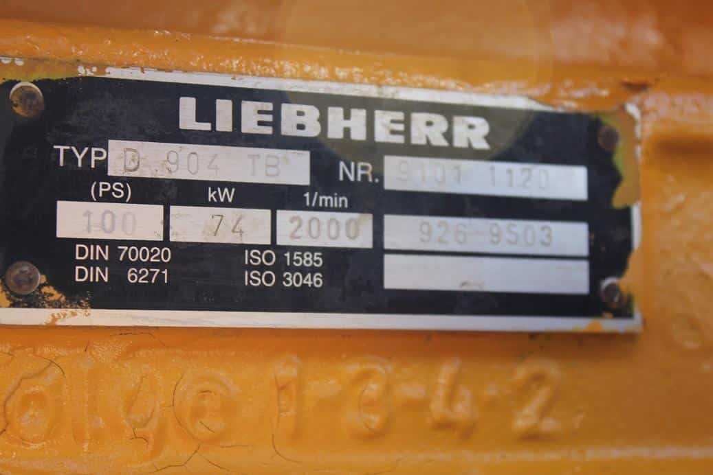 Liebherr D904 TB 12 motor – felújított