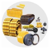 Futómű alkatrészek Doosan DX140 DX175 DX225 DX300 DX420 DX520 kotrógépekhez