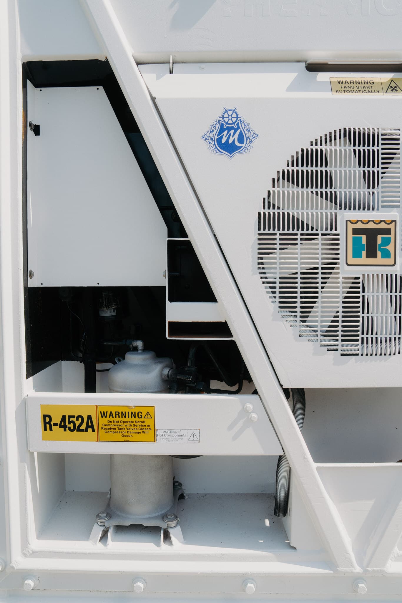 6 méteres Thermo King felújított hűtőkonténer hatékony tároláshoz