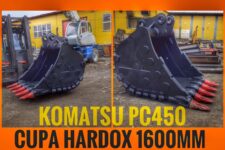 Hardox 1600MM kanál Komatsu PC450-hoz