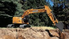 CASE CX225SR kotrógép bontás