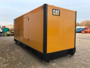 Caterpillar 605 kw generátor cat c18 motorral, új, garanciával, szuper csendes