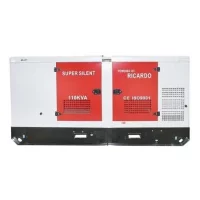 Generator Super-Silent 110KVA 400V Ricardo motorral, új, garanciával