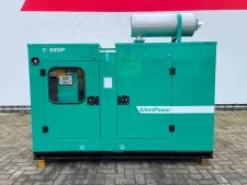 Set generátor SilentPower C 30D5P Cummins motorral, 33 kVA, új, garanciával, tartállyal, vezérlőpanellel, burkolattal