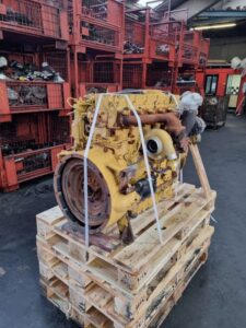 Caterpillar c6. 6 ipari használt motor raklapos szállítással