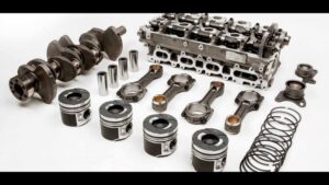 Kubota motor alkatrészek – komplett készlet: főtengely, hajtórúd, dugattyúk, gyűrűk, hengerfej, csapágyak