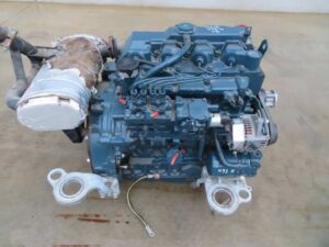 Használt kubota v2607 dízel motor, 4 henger, 60 le