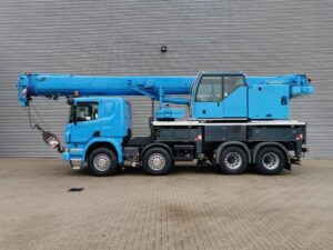 Liebherr ltf 1045-4. 1 daru alkatrészek scania p380-ra szerelve