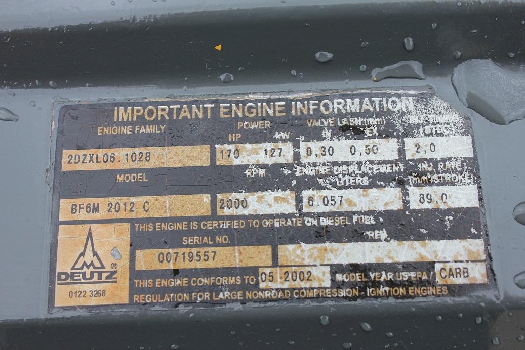 Deutz BF6M2012C 12 motor