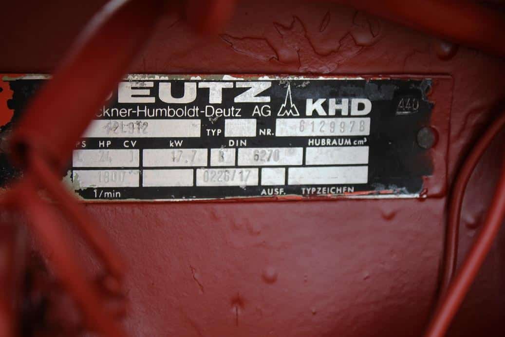 Deutz F2L912 motor