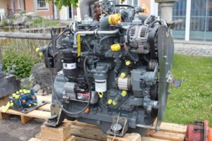 John deere 4045 motor – használt, 4 hengeres, dízel