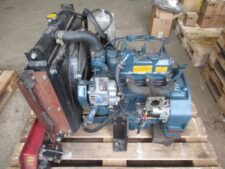 Használt Kubota motor, jó állapotban, hűtővel együtt