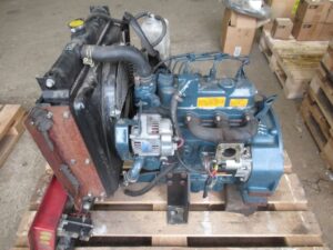 Használt kubota motor, jó állapotban, hűtővel együtt