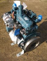 Kubota U15-3 minikotró motor, 3 hengeres dízel, 14,5 LE