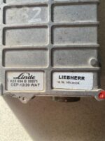 Linde H2X 694 B számítógép Liebherrhez, Id. Nr. 580 2452A