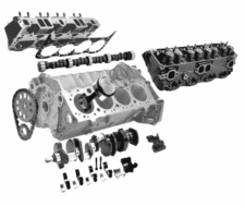 Komplett motor készlet Mercedes OM362-hez