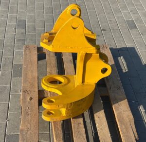 Tartókar komatsu pc50 minikotróhoz – sárga fém alkatrész